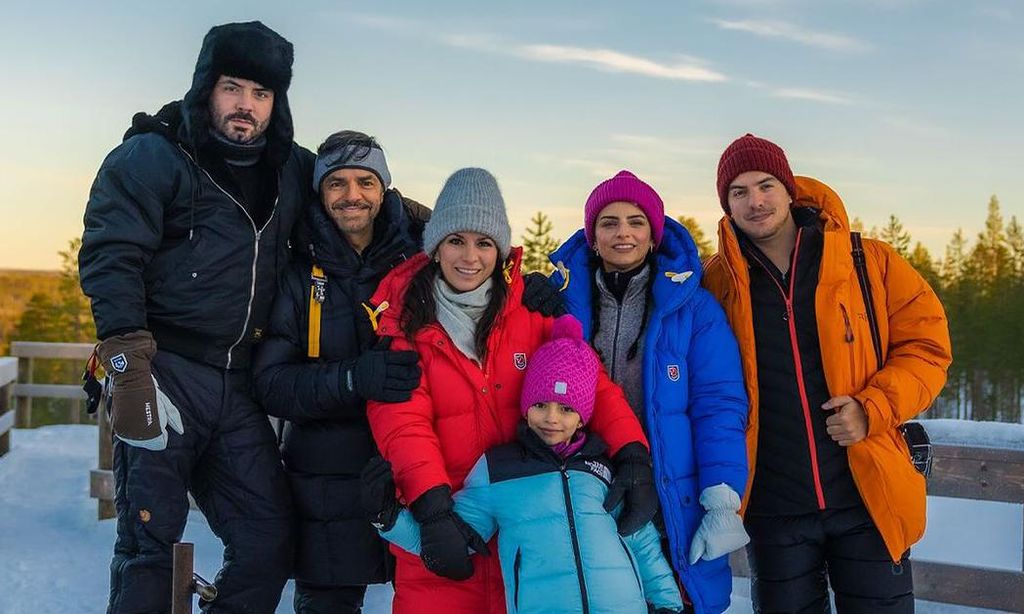 Eugenio Derbez y su familia