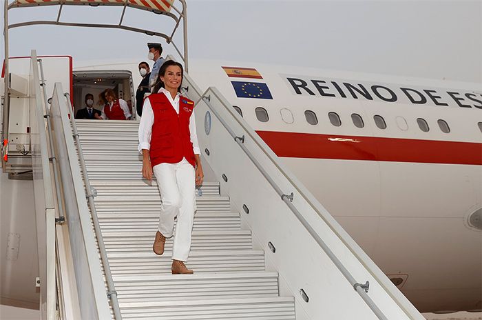 La reina Letizia llega a Mauritania