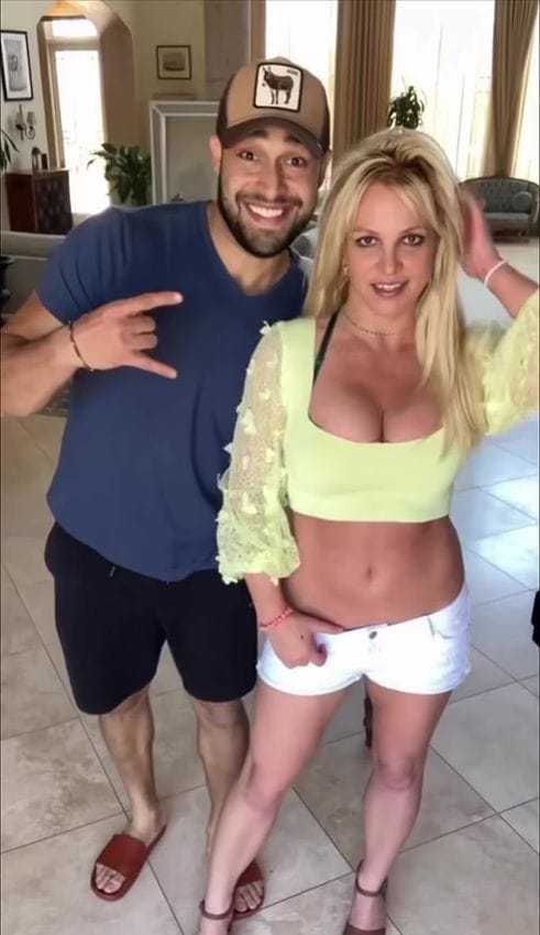 Britney Spears y su marido Sam Asghari
