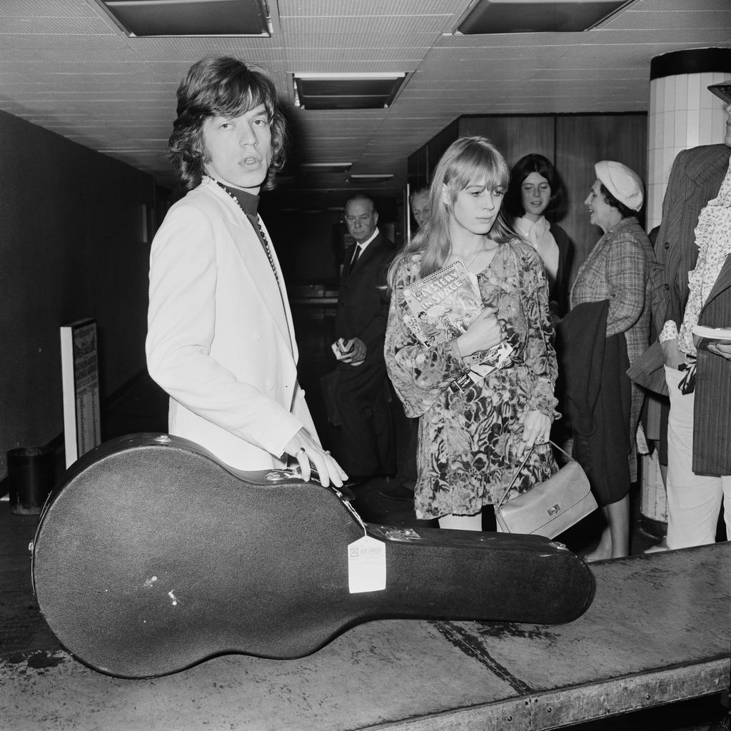 La música unió a Mick Jagger y Marianne Faithfull.