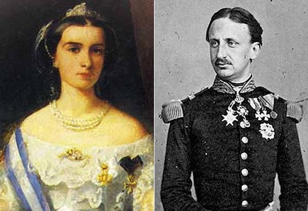 María Sofía de Baviera se casó con Francisco II, Duque de Calabria y Heredero al trono del Reino de las Dos Sicilias, el 3 de febrero de 1859 en Bari
