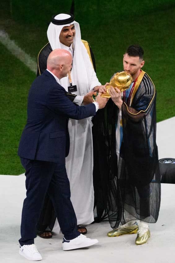 Messi con el 'blisht'