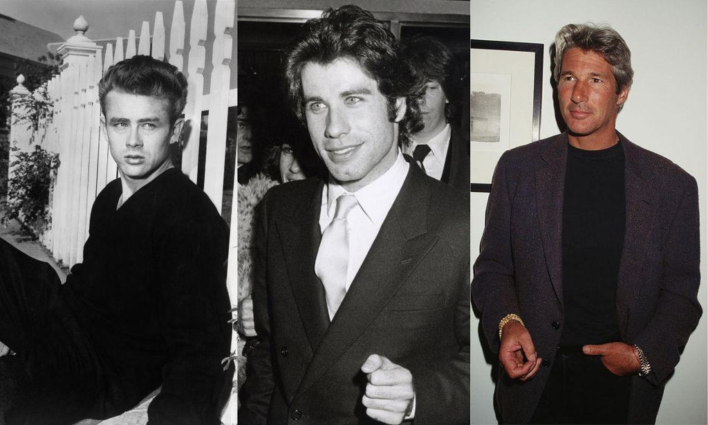 james dean john travolta richard gere