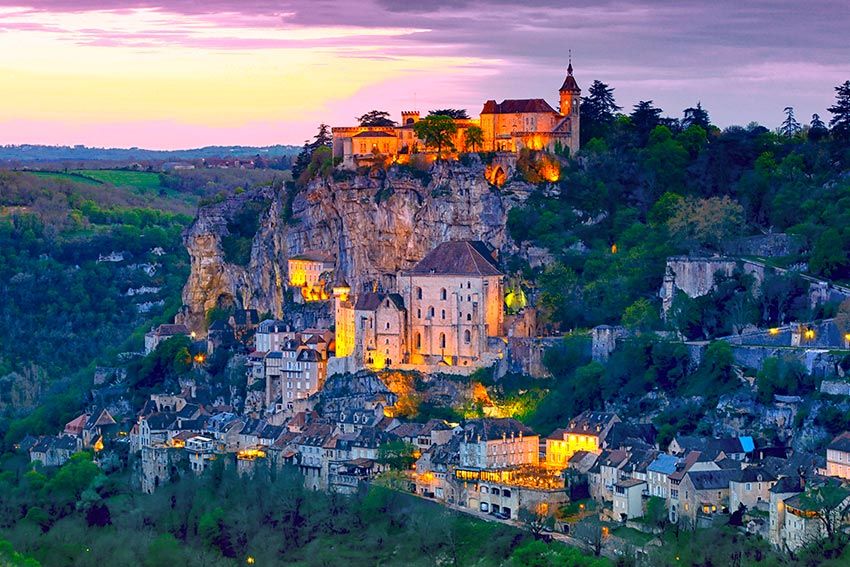 rocamadour  francia pueblos medievales