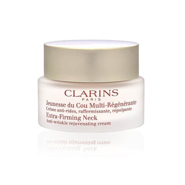 clarins extra firming neck anti wrinkle rejuvenating cream