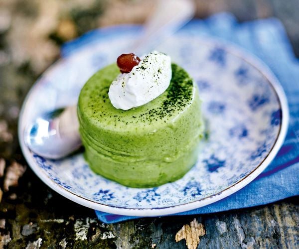 flan-matcha