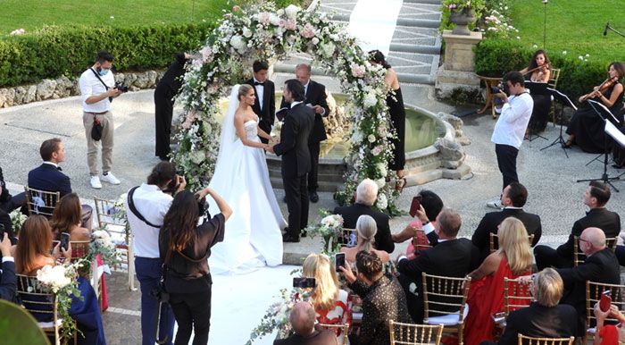 Sylvie Meis y Niclas Castello, en una imagen de su boda