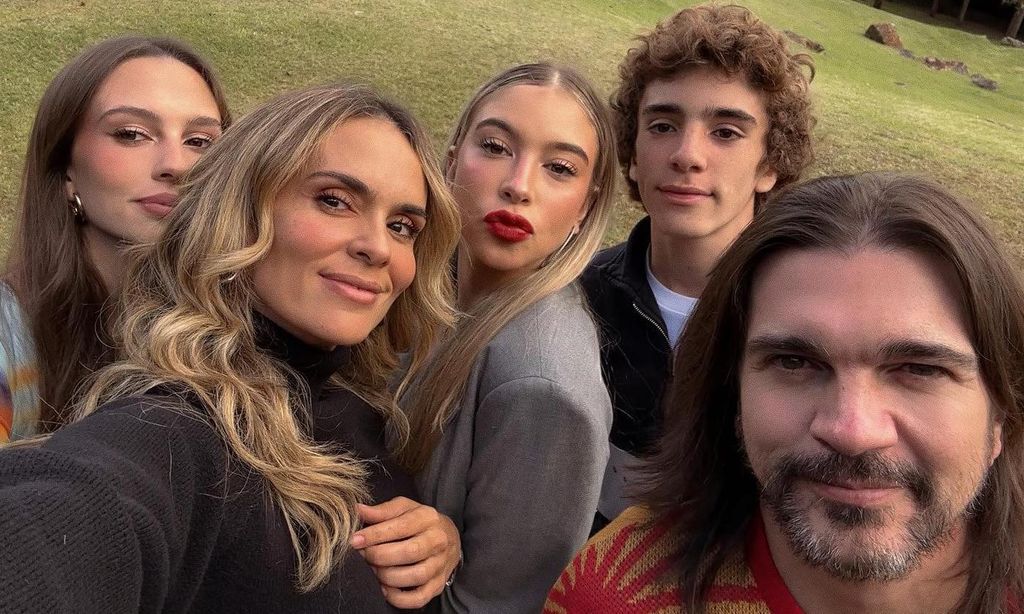 Juanes y su familia