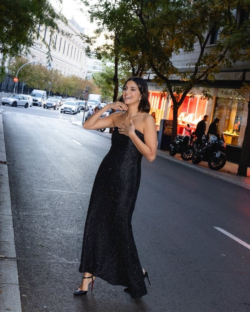 Maria García de Jaime con un look Navideño