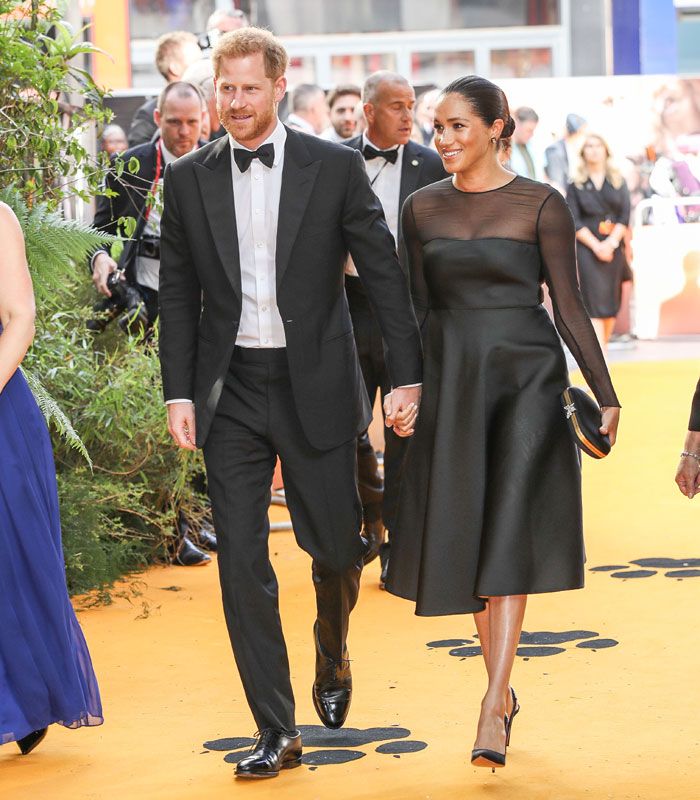 Meghan Markle y el príncipe Harry coinciden con Beyoncé en el estreno de 'El Rey León'