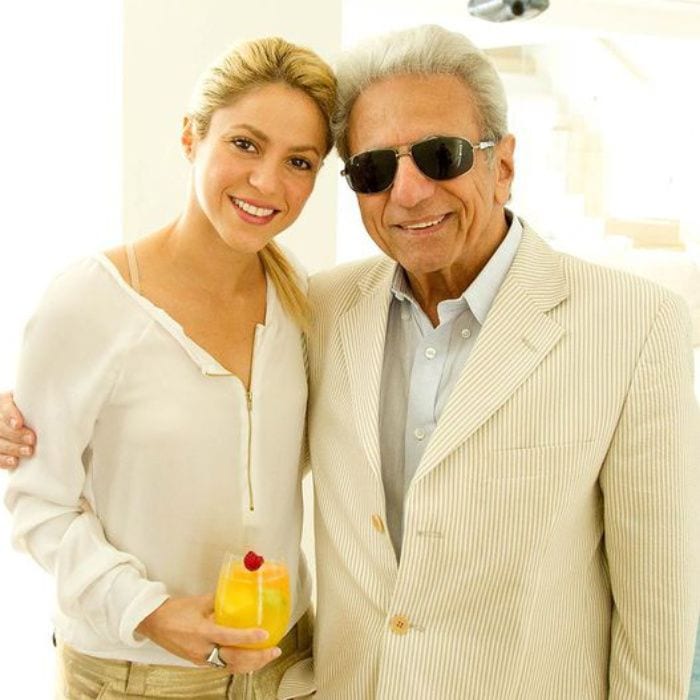 Shakira y su padre
