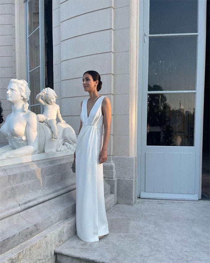 Sassa de Osma se viste de novia con Dior para la gala de Chaumet