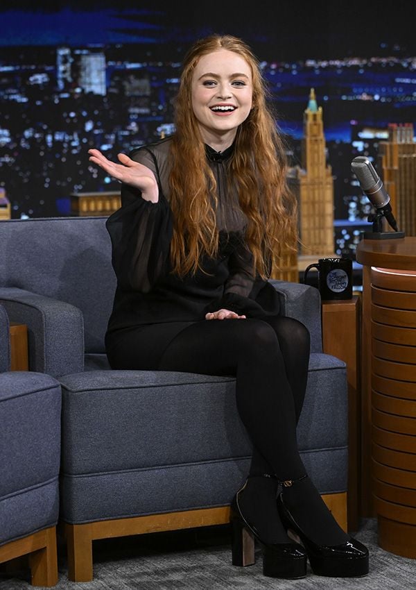 Sadie Sink en 'The Tonight Show'