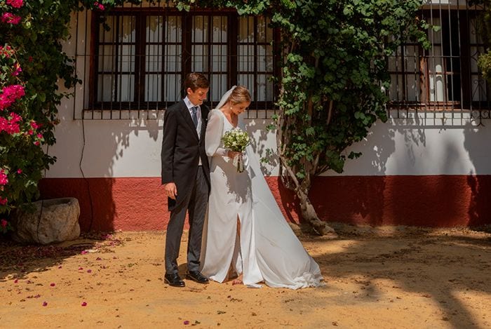 Vestido de novia sencillo de verano de Cherubina