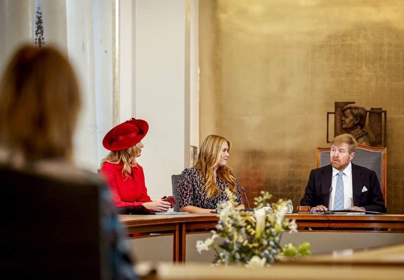 Guillermo, Máxima y Amalia de Holanda