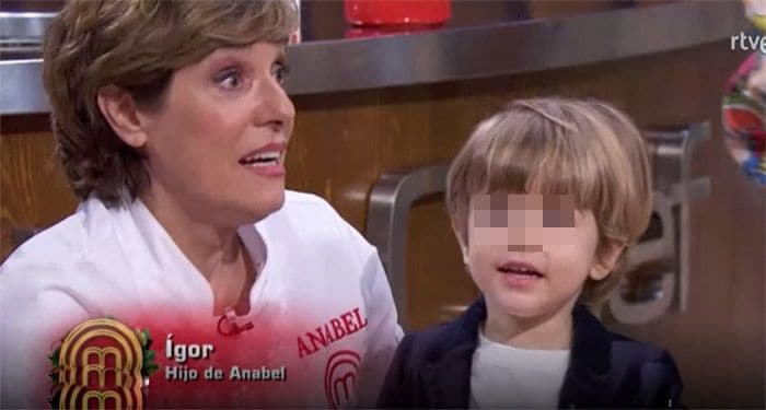 Anabel Alonso con su pareja Heidi y su hijo Igor