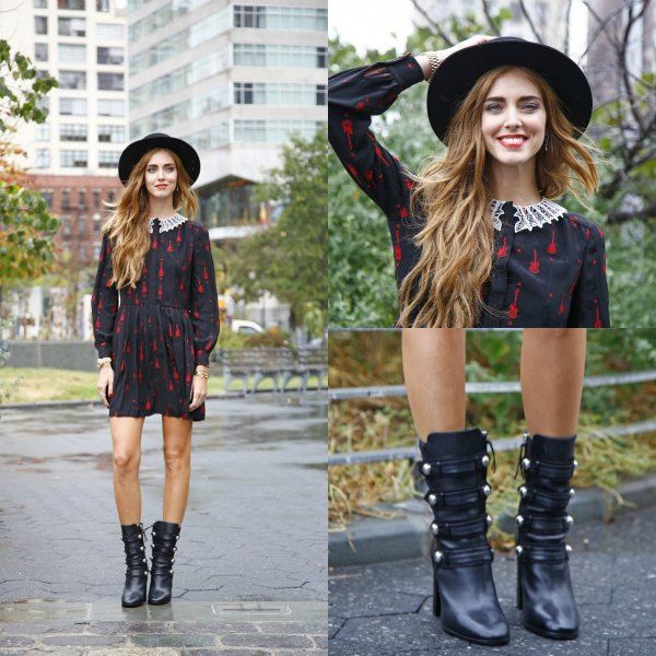 El calor se escapa por las extremidades: Chiara Ferragni lo sabe y vence este 'efecto colateral' del otoño con un sombrero y unas botas.
