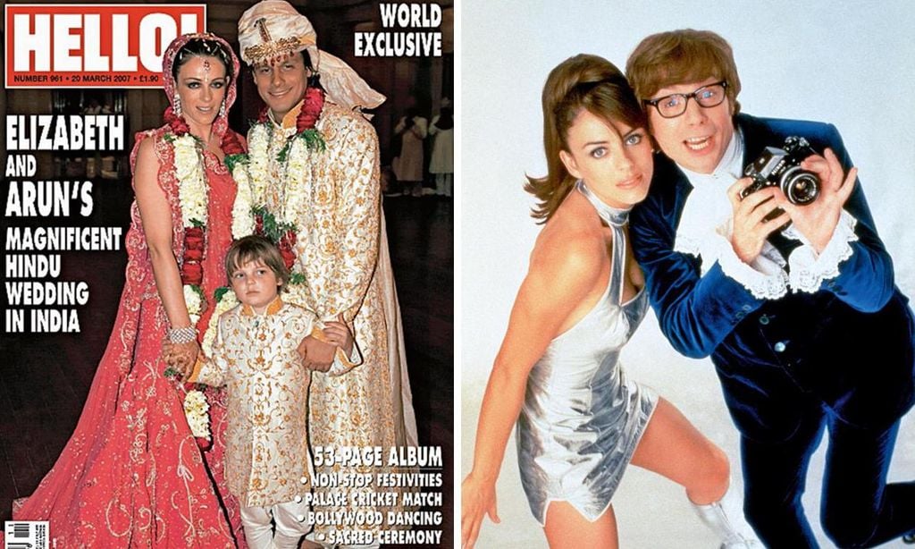 HEUK0961 ELIZABETH HURLEY AND ARUN_S WEDD INDIA-Collage-U06824733711UnU