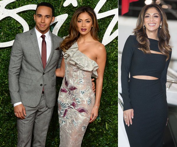 Nicole Scherzinger y Lewis Hamilton durante los últimos British Fashion Awards  