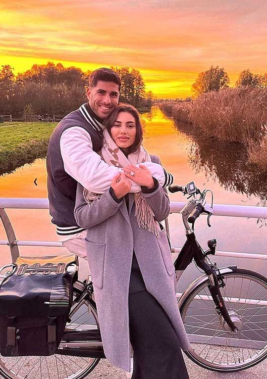 Marco Asensio y Sandra Garal en los Países Bajos 