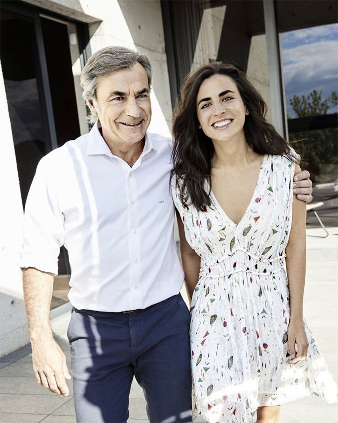 Carlos Sainz felicita a su hija Blanca