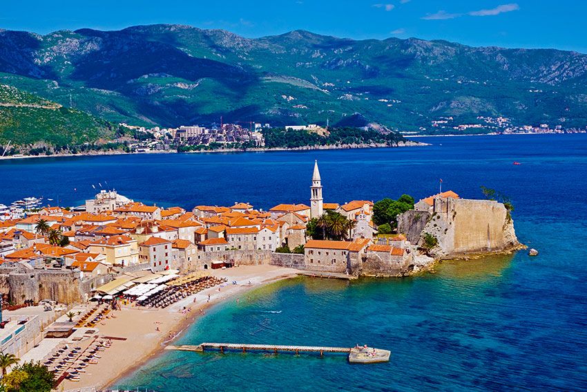 budva stari grad montenegro