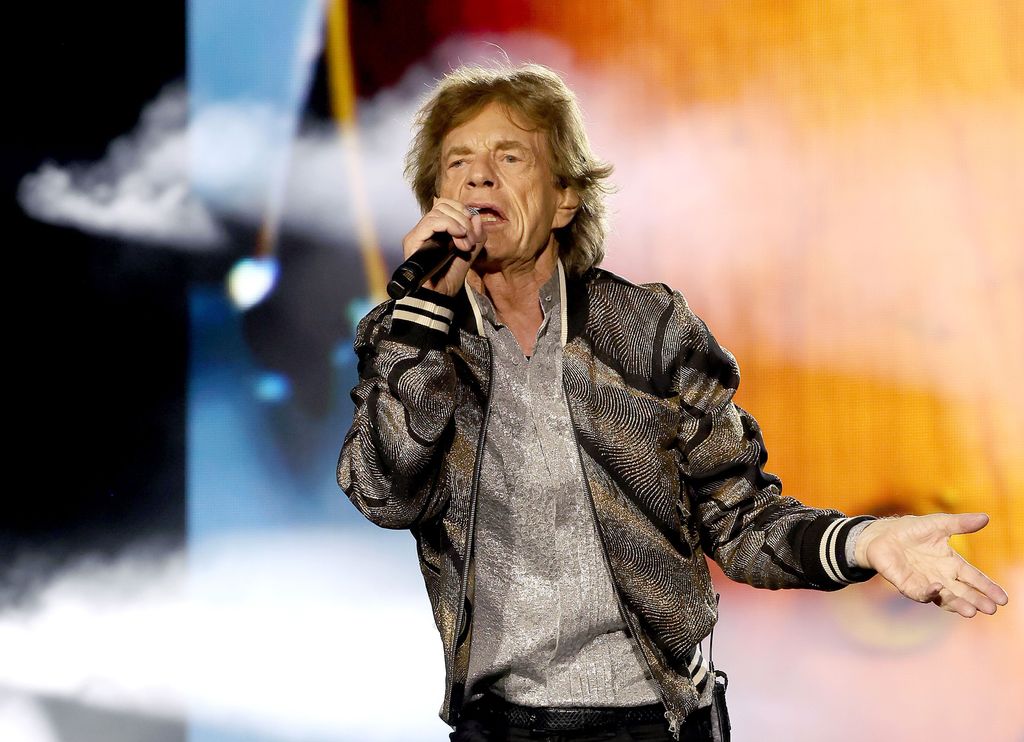 Mick Jagger en un concierto en california el 10 de julio de 2024