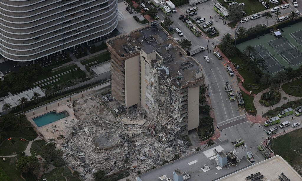 colapso edificio en miami beach