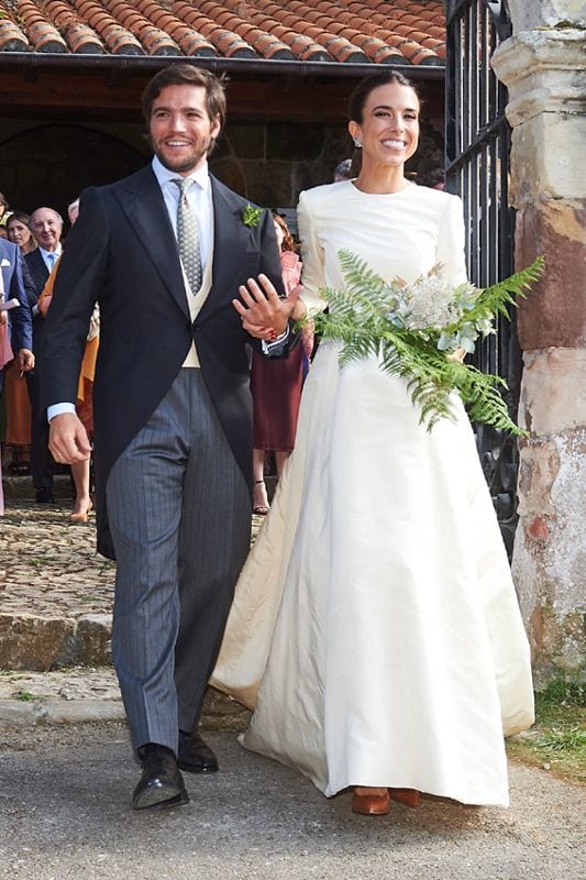 Laura Corsini y Javier Ibañez en su boda