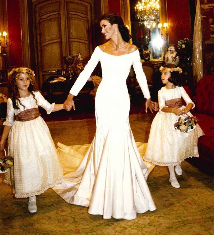 El espectacular vestido de novia de Arancha del Sol