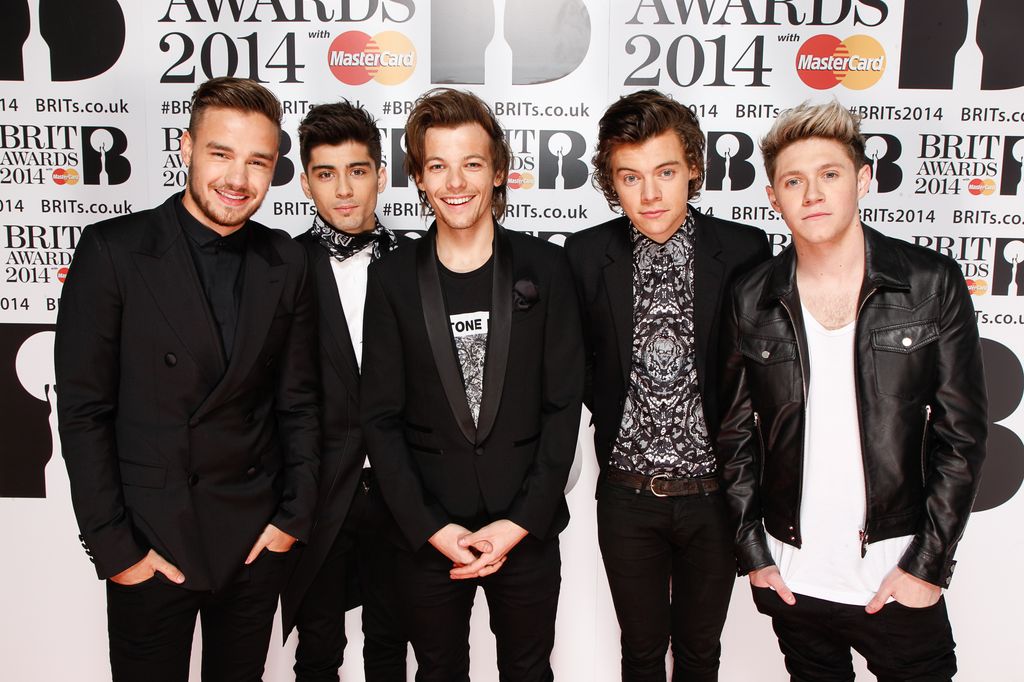 One Direction en los Brit Awards de 2014