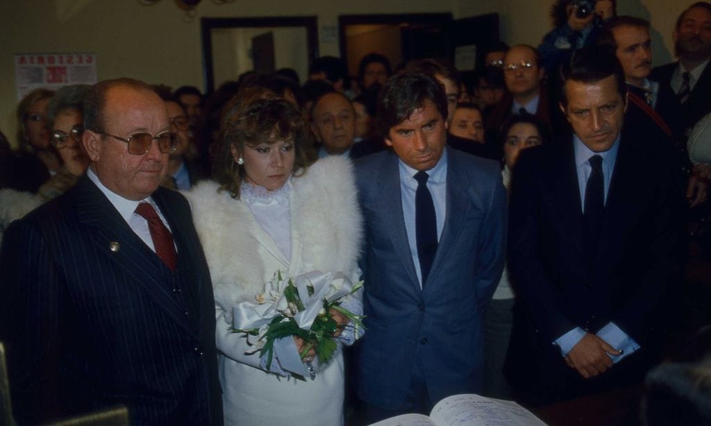 09/02/1983. Villalba (Madrid). Boda de Manolo Santana y Mila Ximenez.