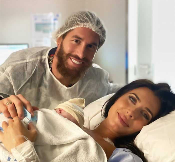 Pilar Rubio y Sergio Ramos, con su cuarto hijo