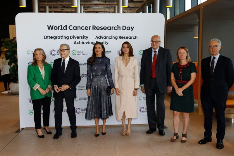 Queen Letizia on World Cancer Research Day 2023