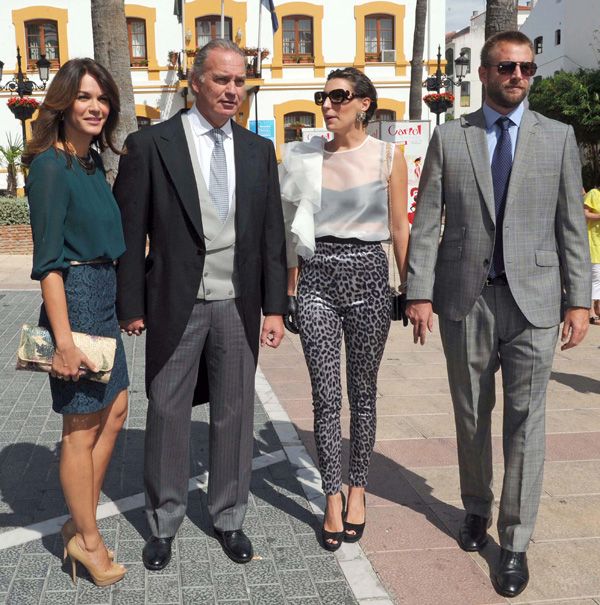 Entre los invitados se encontraban Alejandra y Eugenia Ortiz, hijas de Bertín Osborne, o la siempre elegante Carolina Herrera del brazo de su marido Miguel Báez 'El Litri'