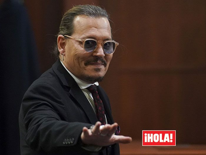 Imagen de Johnny Depp en el juicio contra Amber Heard 