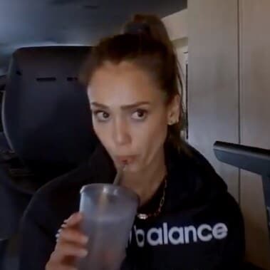 Jessica Alba y sus workout smoothies