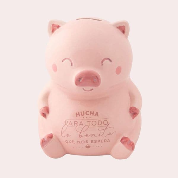 Mr. Wonderful WOA10323ES Hucha Cerdito para Todo lo Bonito que nos Espera