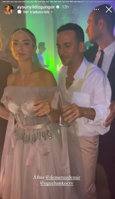 Boda Demet Özdemir y Oğuzhan Koç