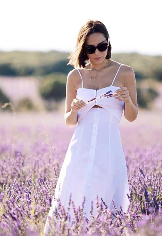 Vestido blanco de verano