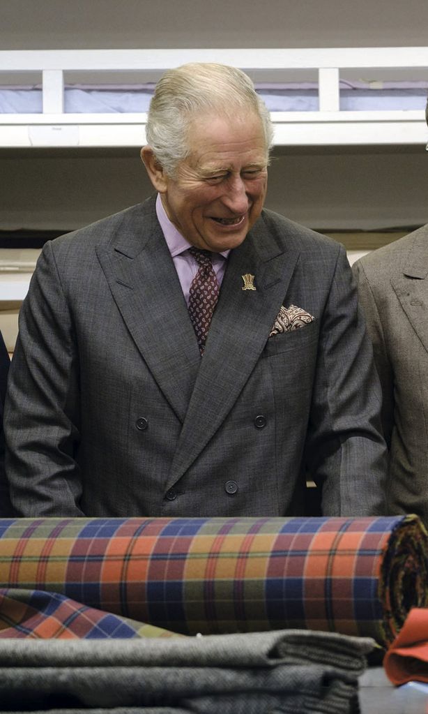 Príncipe Carlos de Inglaterra con estudiantes de Modern Artisan en Dumfries House