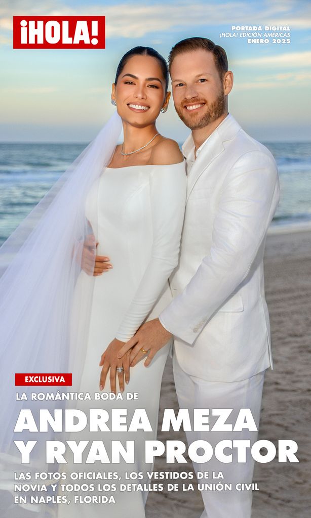 La romántica boda de Andrea Meza y Ryan Proctor [EXCLUSIVA] - Portada Digital ¡HOLA! AMÉRICAS