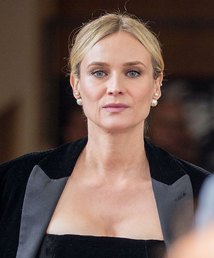 Diane Kruger con efecto cara lavada