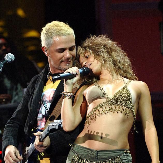 Shakira y Alejandro Sanz