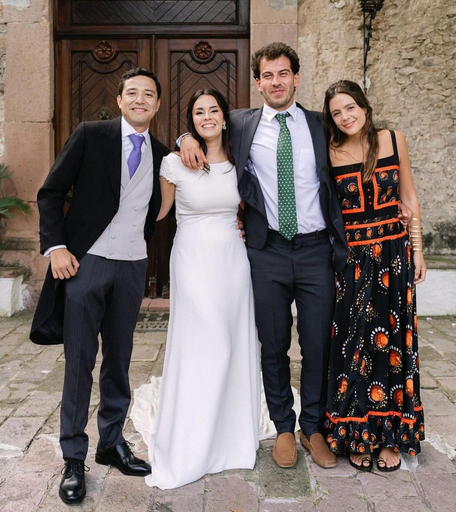 Isa Hernáez y Santiago Isla en la boda de unos amigos