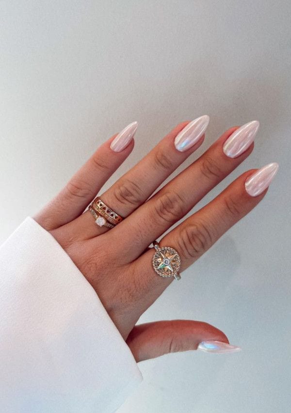 manicura blanca