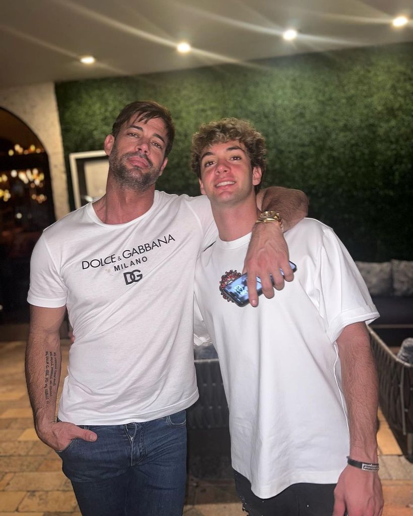 William Levy y su hijo Christopher Alexander