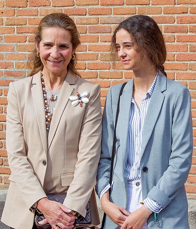 Victoria de Marichalar con la infanta Elena