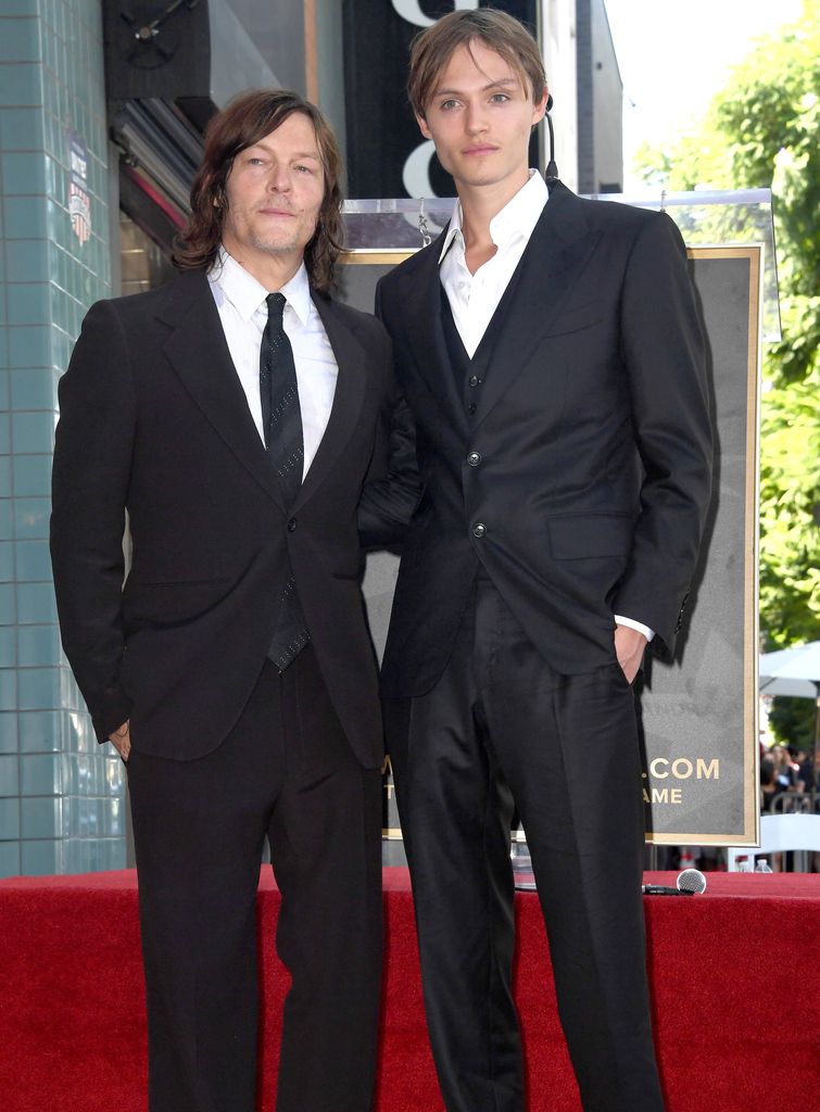 Norman Reedus y su hijo Mingus Lucien Reedus