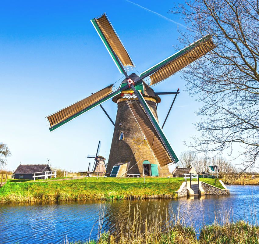 Molino de Kinderdijk, Países Bajos